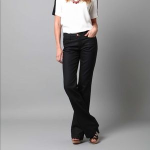 Earnest Sewn Waxed Wide Leg Jeans